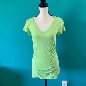 ⭐️ Zella neon green short sleeve shirt in size medium